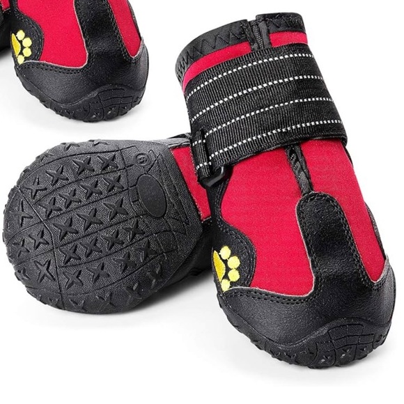 NWT Dog Shoes Waterproof Anti-Slip Rain Boots Reflective Size 5 - Picture 4 of 11